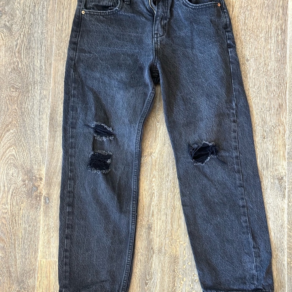 Old Navy girls Black Distressed Jeans